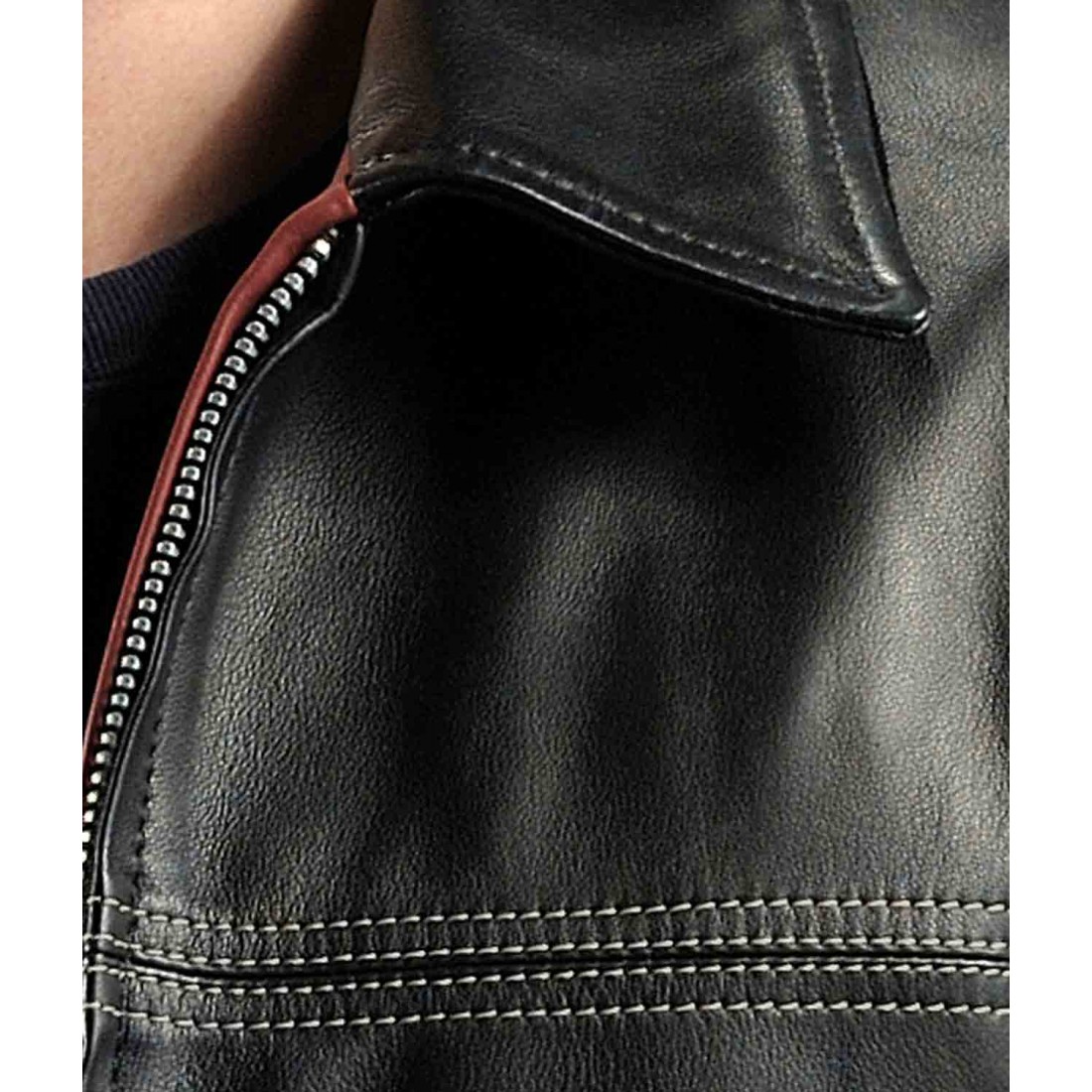 Layer Cake Daniel Craig Black Slim Fit Leather Jacket